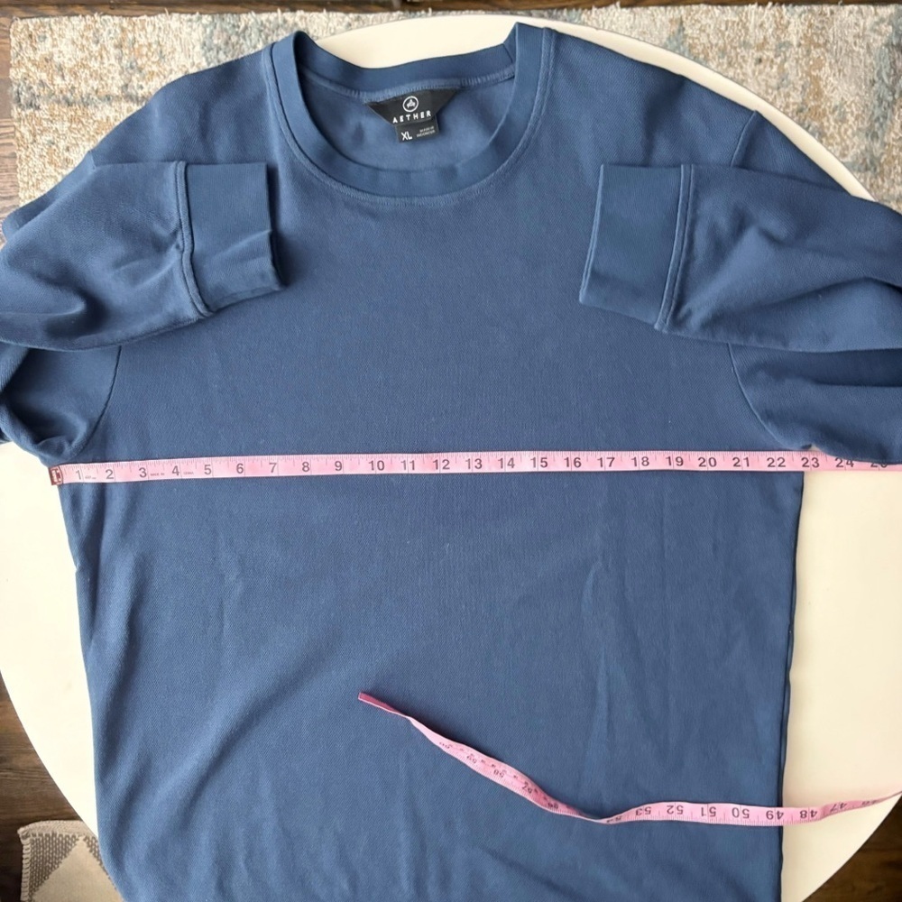 Aether Apparel Men’s Crewneck Sweatshirt Size XL Blue - Picture 4 of 8